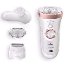 Braun Silk-épil 9 9-880, Epilatore Donna Bianco/Oro Rosa Per Una Rimozione Duratura Dei Peli - Vista aggiuntiva 8