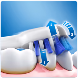 Oral-B Vitality 100 TriZone Adulto Spazzolino rotante-oscillante Bianco - Vista aggiuntiva 4