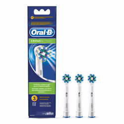 Oral-B CrossAction, 3 pz, Blu, Verde, Bianco, Oral-B