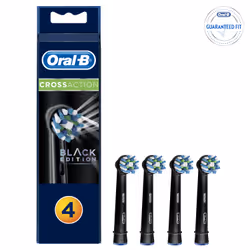 Oral-B 80318302 testina per spazzolino 4 pz Nero