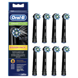 Oral-B 80318309 testina per spazzolino 8 pz Nero