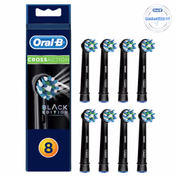 Oral-B 80318309 testina per spazzolino 8 pz Nero