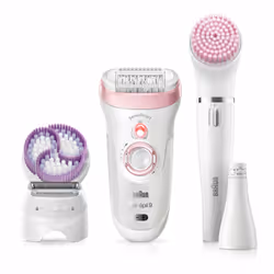 Braun Silk-épil 9 81683683 epilatore 40 pinzette Bianco, Rosa - Vista aggiuntiva 3