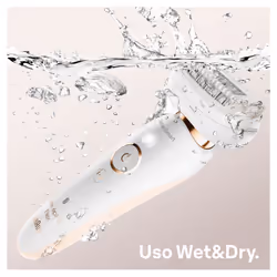 Braun Silk-épil 9 Flex 9-002 - Epilatore Elettrico Donna Bianco/Oro Con Testina Flessibile Per Un’Epilazione Più Semplice - Vista aggiuntiva 6