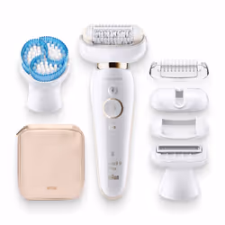 Braun Silk-épil 9 81688637 epilatore 40 pinzette Bianco, Oro - Vista aggiuntiva 6