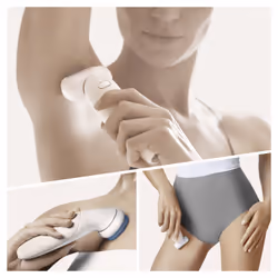 Braun Silk-épil 9 81688637 epilatore 40 pinzette Bianco, Oro - Vista aggiuntiva 7