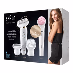 Braun Silk-épil 9 Flex 9100 BS 40 pinzette Oro, Bianco - Vista aggiuntiva 6