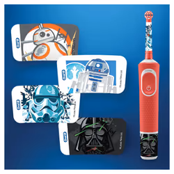 Oral-B Kids Spazzolino Elettrico Ricaricabile 1 Manico con Personaggi di Star Wars, per età da 3 anni - Vista aggiuntiva 7