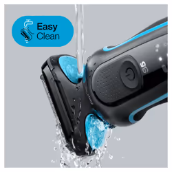 Braun Series 5 50-M1000s Rasoio Nero, Blu - Vista aggiuntiva 7