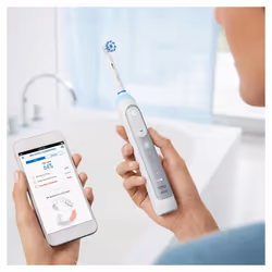 Oral-B Genius Spazzolino Elettrico Ricaricabile 8600 Color Argento - Vista aggiuntiva 5