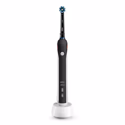 Oral-B Pro 2 2000 Black Edition, Spazzolino rotante, Cura quotidiana, Nero, Bianco, Rotondo, Batteria, Batteria integrata