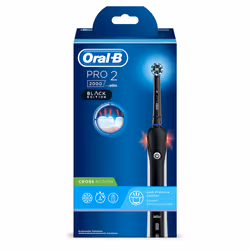 Oral-B Pro 2 2000 Black Edition Spazzolino rotante Nero, Bianco