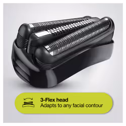 Braun Series 3 Shave&Style 300BT Rasoio Da Barba Elettrico Da Uomo, Nero/Verde Elettrico - Vista aggiuntiva 4