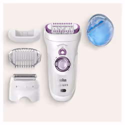 Braun Silk-épil 9 9-710, Epilatore Elettrico Donna Bianco/Viola Per Una Rimozione Duratura Dei Peli - Vista aggiuntiva 8
