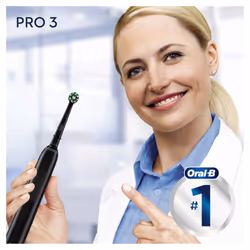 Oral-B PRO 80332092 spazzolino elettrico Adulto Nero - Vista aggiuntiva 7
