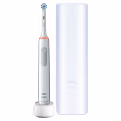 Oral-B Pro 3 3500, Adulto, Cura quotidiana, Sensibile, Sbiancante, Bianco, 2 min, Germania, Batteria