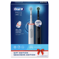 Oral-B Pro 3 3900 Adulto Spazzolino rotante Nero, Bianco - Vista aggiuntiva 4