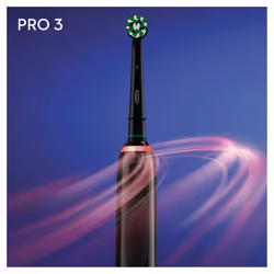 Oral-B Pro 3 3900 Adulto Spazzolino rotante Nero, Bianco - Vista aggiuntiva 6