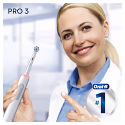 Oral-B Pro 3 3900 Adulto Spazzolino rotante Nero, Bianco - Vista aggiuntiva 8