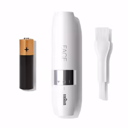 Braun Face FS1000 Mini Depilatore Donna, Depilazione Elettrica Viso, Facile E Veloce, Tocco Finale Per Baffetti, Mento E Guance, Per Un Make-up Più Semplice, Ideale In Viaggio, Con Luce Smartlight, Bianco - Vista aggiuntiva 4