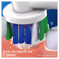 Oral-B 3D White Testine Di Ricambio Con Tecnologia CleanMaximiser, Confezione Da 3 Pezzi - Vista aggiuntiva 4