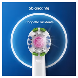 Oral-B 3D White Testine Di Ricambio Con Tecnologia CleanMaximiser, Confezione Da 3 Pezzi - Vista aggiuntiva 7
