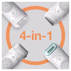 Braun Silk-épil 5 Silk-?pil 5 Epilatore Donna, Design Edition Con Custodia Da Viaggio - Bianco - Vista aggiuntiva 6
