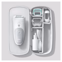 Braun Silk-épil 5 Silk-?pil 5 Epilatore Donna, Design Edition Con Custodia Da Viaggio - Bianco - Vista aggiuntiva 7