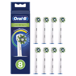 Oral-B CrossAction 80339341 testina per spazzolino 8 pz Blu, Verde, Bianco - Vista aggiuntiva 4