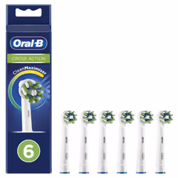 Oral-B CrossAction 80339345 testina per spazzolino 6 pz Blu, Verde, Bianco - Vista aggiuntiva 3
