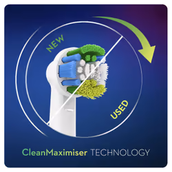 Oral-B Precision Clean Clean Maximiser Brush Heads 5 pz Blu, Bianco - Vista aggiuntiva 8