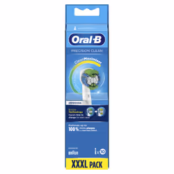 Oral-B Precision Clean 80339360 testina per spazzolino 10 pz Blu, Bianco