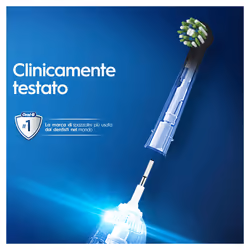Oral-B CrossAction Testine Di Ricambio Edizione Nera Con Tecnologia CleanMaximiser, Confezione da 3 Pezzi - Vista aggiuntiva 5