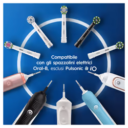 Oral-B CrossAction Testine Di Ricambio Edizione Nera Con Tecnologia CleanMaximiser, Confezione da 5 Pezzi - Vista aggiuntiva 4