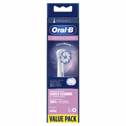 Oral-B Sensitive Clean 80339545 testina per spazzolino 4 pz Bianco