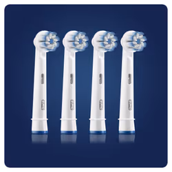 Oral-B Sensitive Clean 80339545 testina per spazzolino 4 pz Bianco