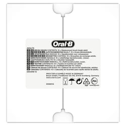 Oral-B CrossAction 81730430 testina per spazzolino 10 pz Bianco