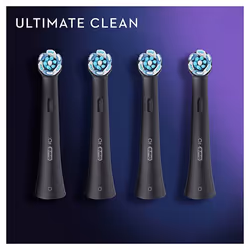 Oral-B iO Ultimate Clean 4210201342809 testina per spazzolino 4 pz Nero - Vista aggiuntiva 4