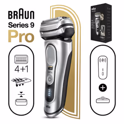 Braun Series 9 Pro 81744531 rasoio elettrico Trimmer Argento - Vista aggiuntiva 4