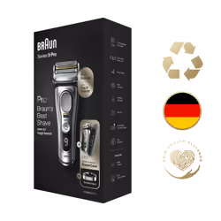 Braun Series 9 Pro 81744531 rasoio elettrico Trimmer Argento - Vista aggiuntiva 8