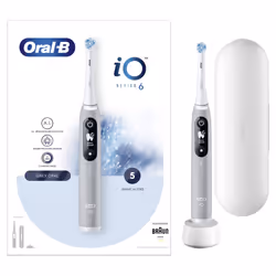 Oral-B iO - 6 - Spazzolino Elettrico Grigio Designed By Braun - Vista aggiuntiva 4