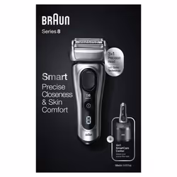 Braun Series 8 8457cc Rasoio Elettrico Barba, Testina Con Rifinitore Di Precisione 3+1, Tecnologia Sonica E Adattamento Della ...
