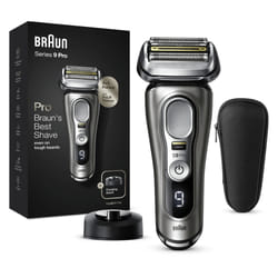 Braun Series 9 Pro 9415s Rasoio Elettrico Barba, Testina Con Rifinitore ProLift 4+1, Batteria Da 60 Minuti, Wet&Dry