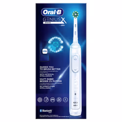 Oral-B Genius X 80354126, Adulto, Spazzolino oscillante, Cura quotidiana, Cura gum, Sensibile, Sbiancante, Bianco, 2 min, Ger ...
