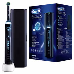 Oral-B Genius X 80354128 spazzolino elettrico Adulto Spazzolino oscillante Nero, Blu