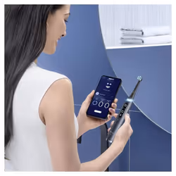 Oral-B iO Series 9N Adulto Spazzolino a vibrazione Nero - Vista aggiuntiva 7