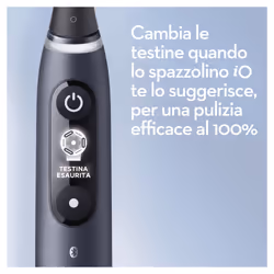 Oral-B iO Spazzolino Elettrico Ricaricabile 7S Nero, 2 Testine, 1 Custodia Da Viaggio, 1 Spazzolino - Vista aggiuntiva 5