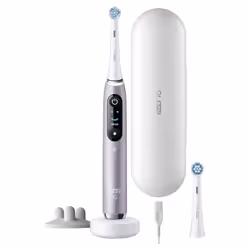 Oral-B iO Spazzolino Elettrico Ricaricabile iO9S Rosa Quarzo, 2 Testine, 1 Custodia Da Viaggio Ricaricabile