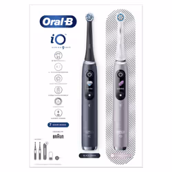 Oral-B iO 80363731 spazzolino elettrico Adulto Spazzolino rotante-oscillante Nero, Argento