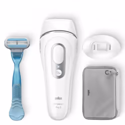 Braun Silk-expert Pro Silk expert Pro 3 PL3121, Epilatore A Luce Pulsata Donna, Per La Rimozione Permanente Dei Peli Visibili A Casa Tua, Bianco/Argento - Vista aggiuntiva 7